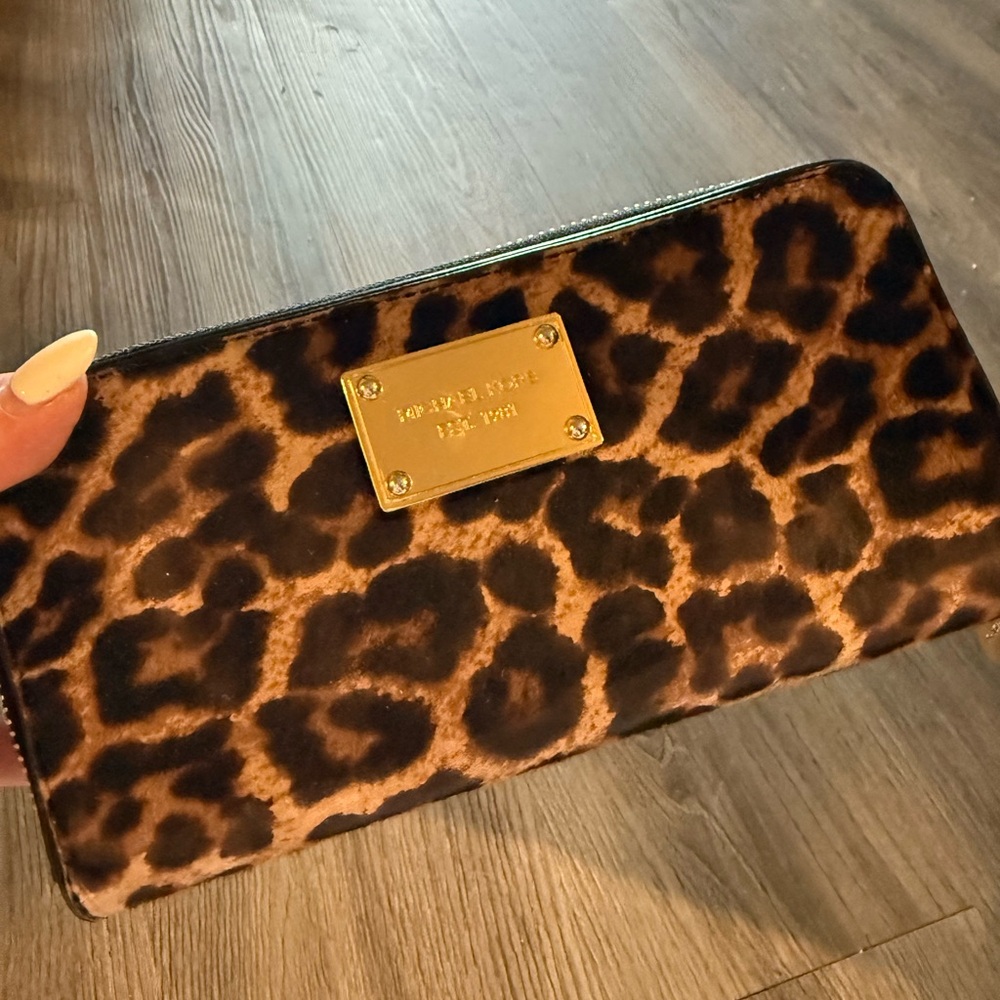 Michael Kors Leopard Print Wallet